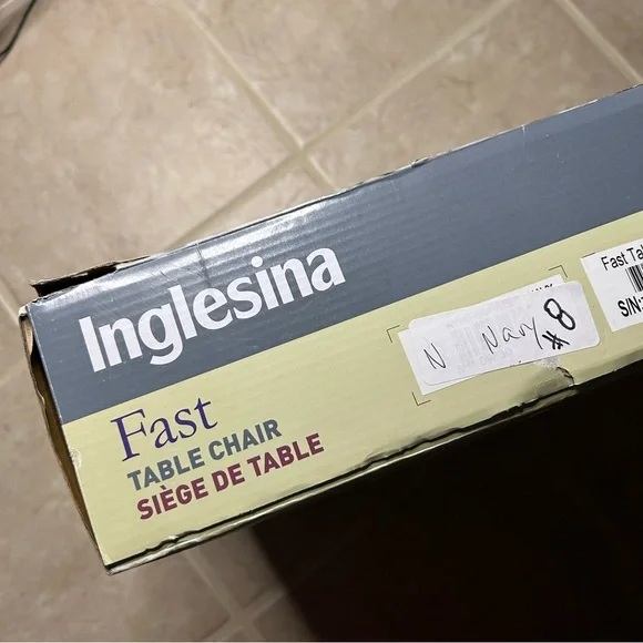 Inglesina Fast Table Chair  Kids Navy Blue Hook On Chair Portable - Picture 7 of 7